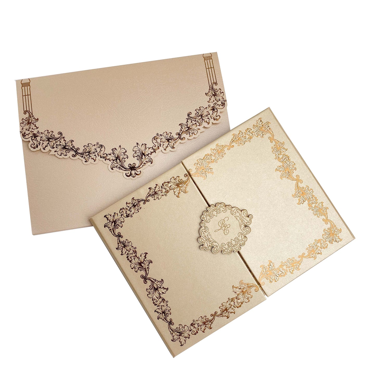 Gate-Fold Wedding Invitation