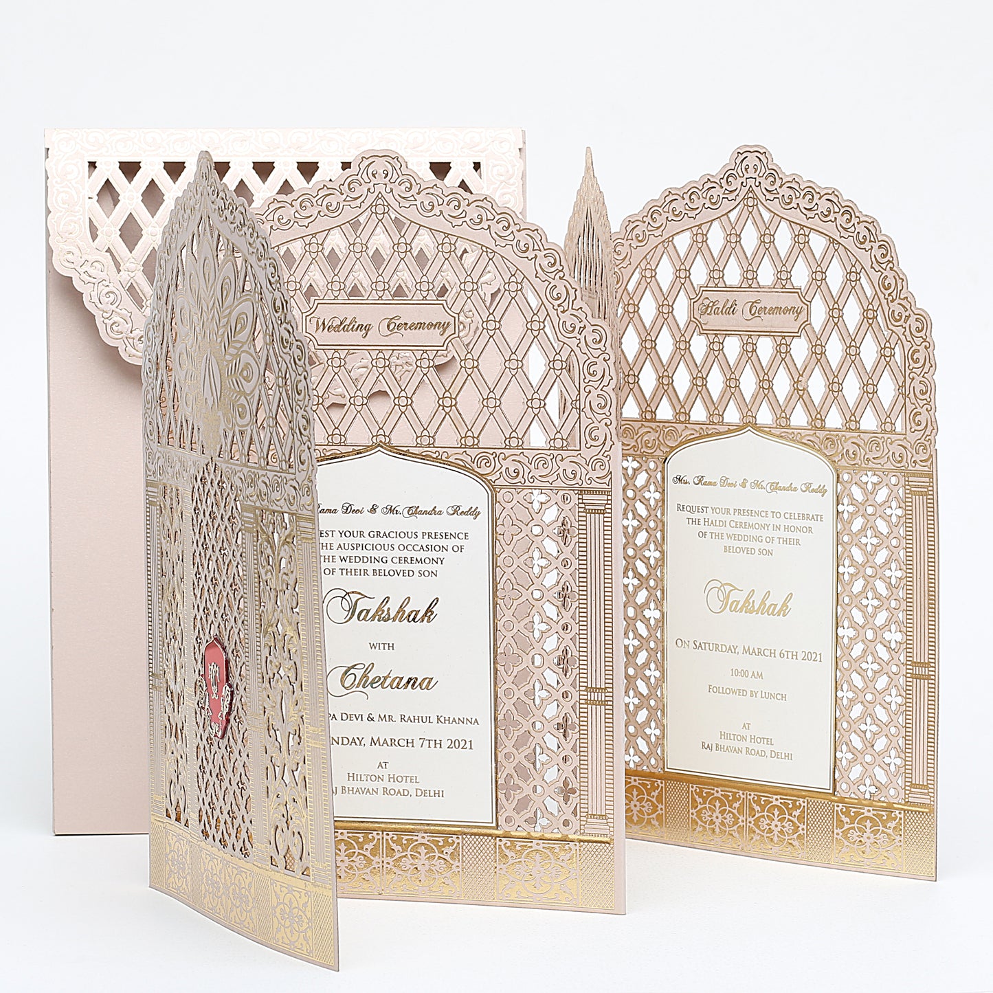 Laser-Cut Wedding Invitation