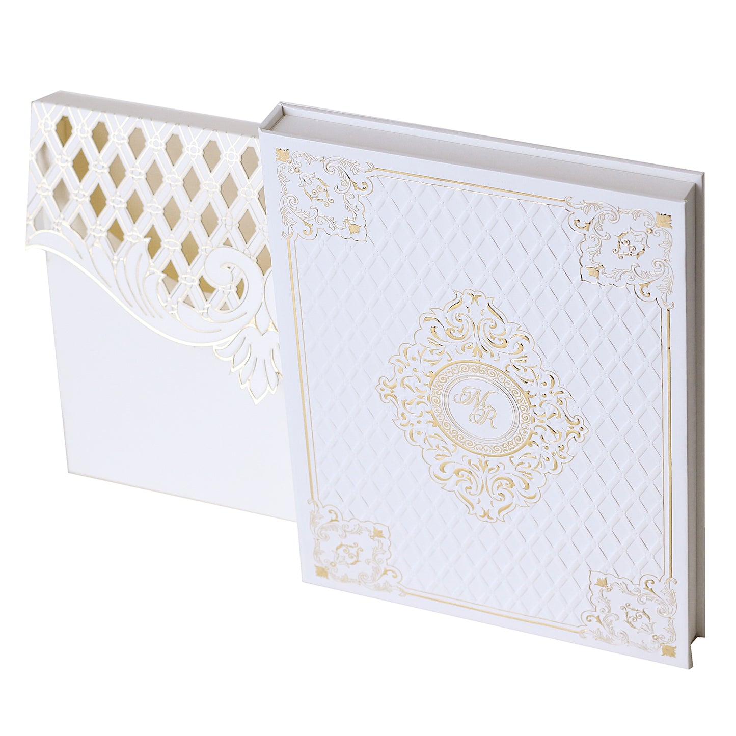 Classic White Wedding Invitation