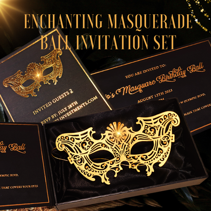 Masquerade Ball Invitation Set