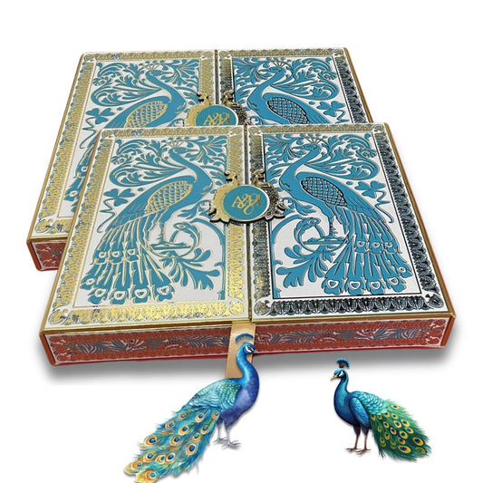 Luxurious Peacock-Themed Box