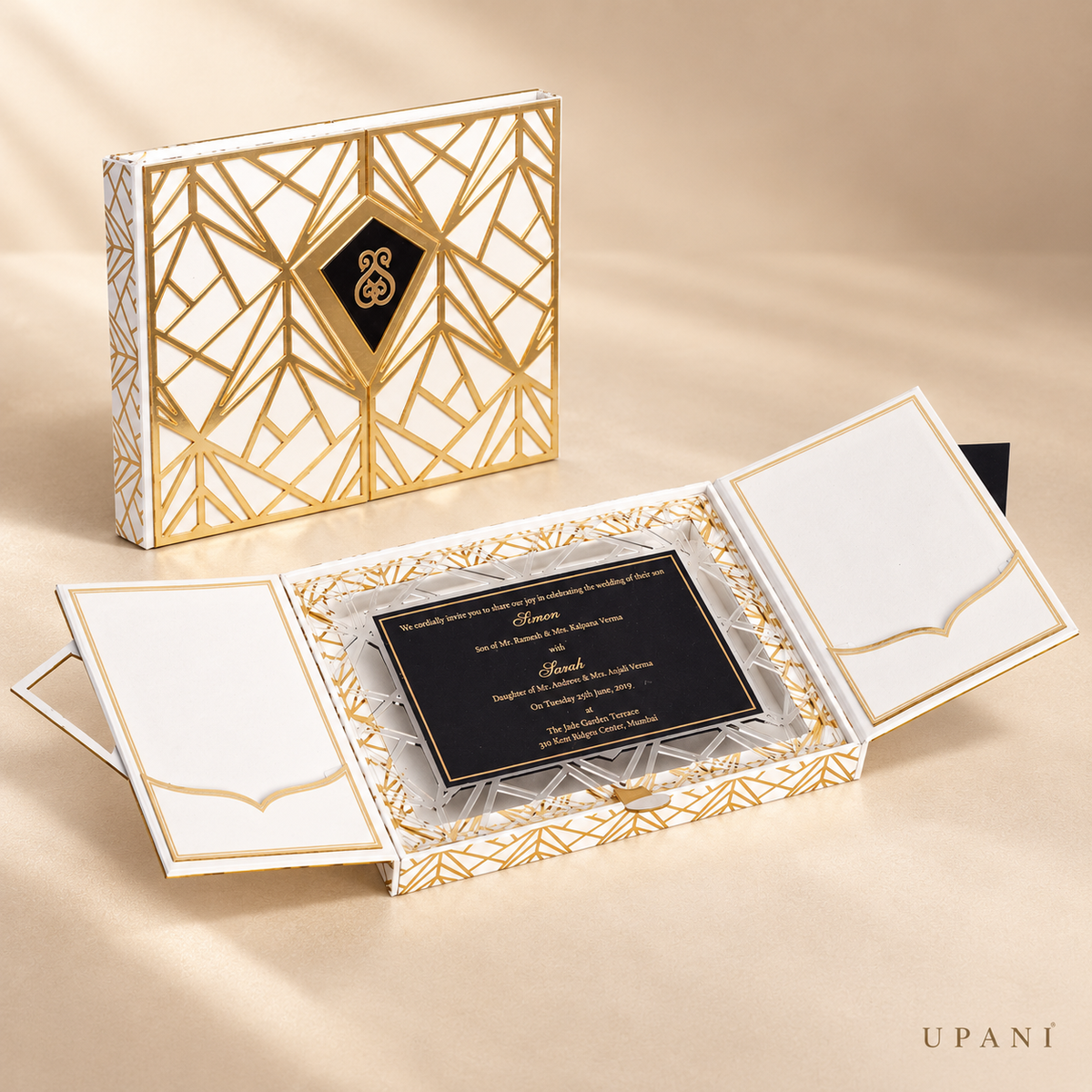 Laser-Cut Wedding Invitation Box