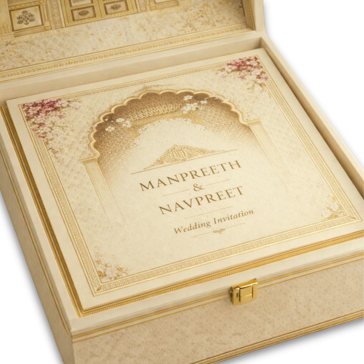 Royal Ivory Floral Box