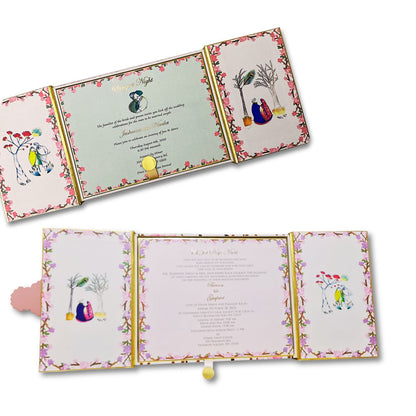 Peacock Wedding Invitation