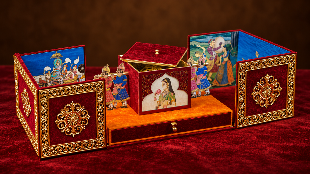 Regal Indian Doli Box