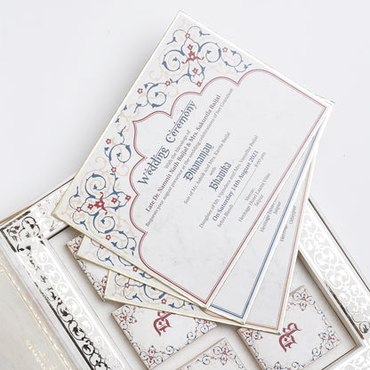 Mughal-Inspired Wedding Invitation Box