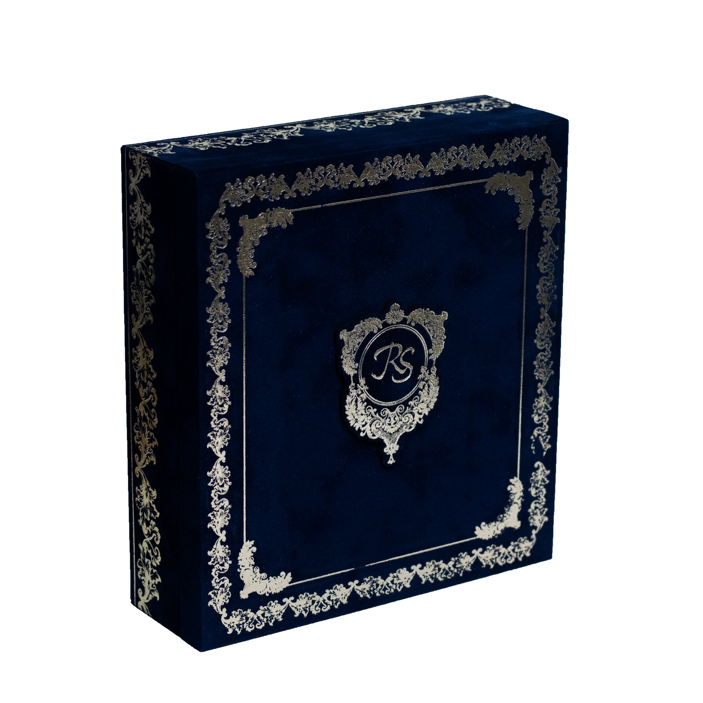 Royal Blue Velvet Wedding Invitation Suite