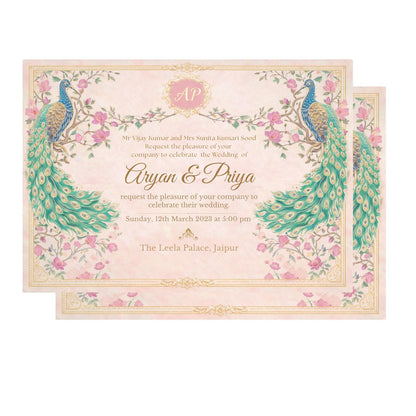 Peacock Garden – Wedding InvitationBox