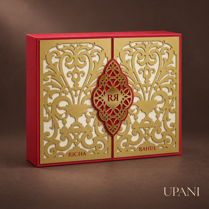Elegant Gold And Pink Invitation