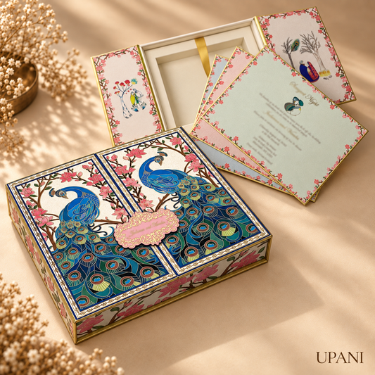 Peacock Wedding Invitation