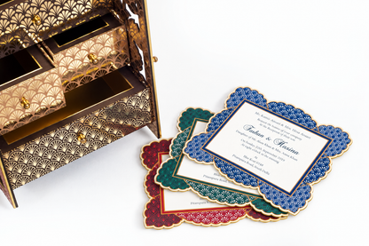 Floral Cabinet Invitation Box