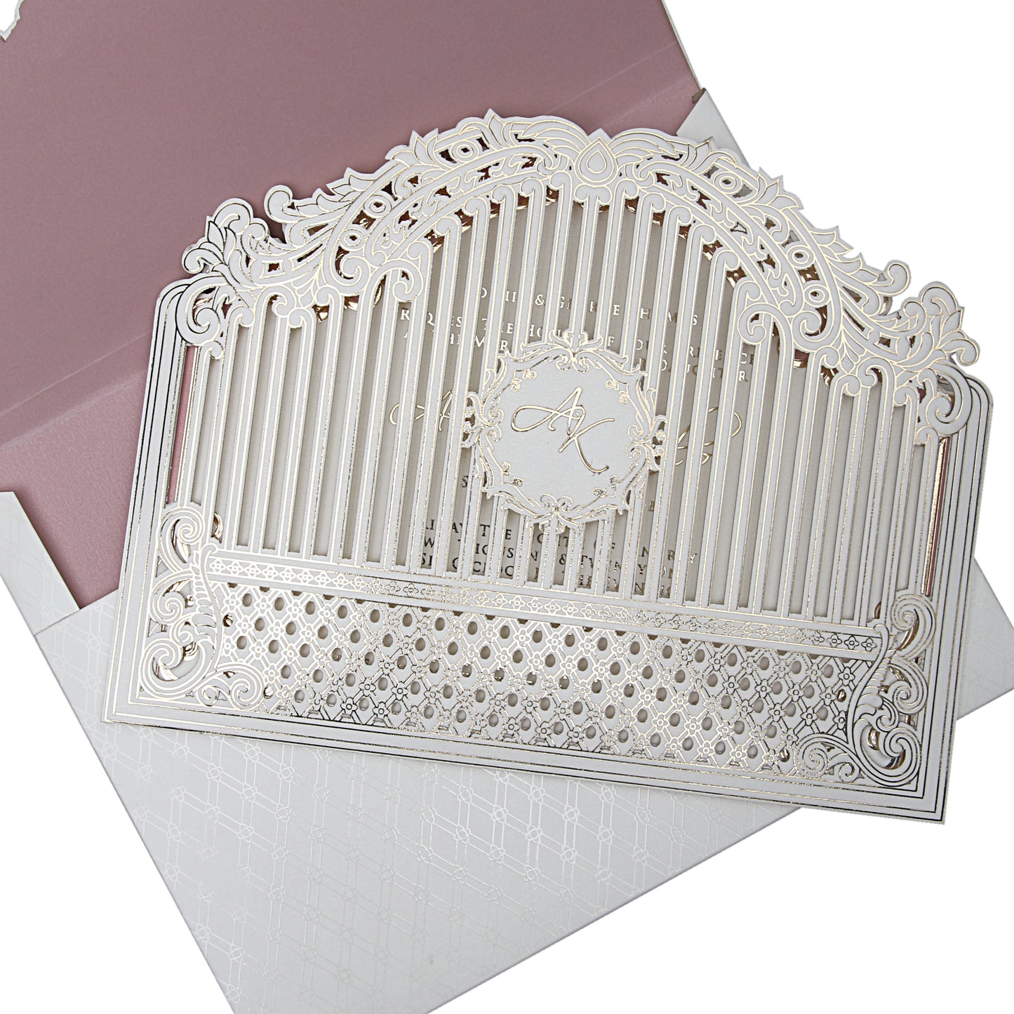 Elegant Laser Cut Invitation