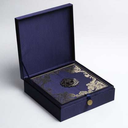 Elegant Silk Invitation Box