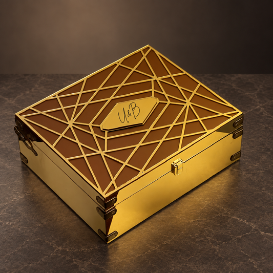 Gold Acrylic Box