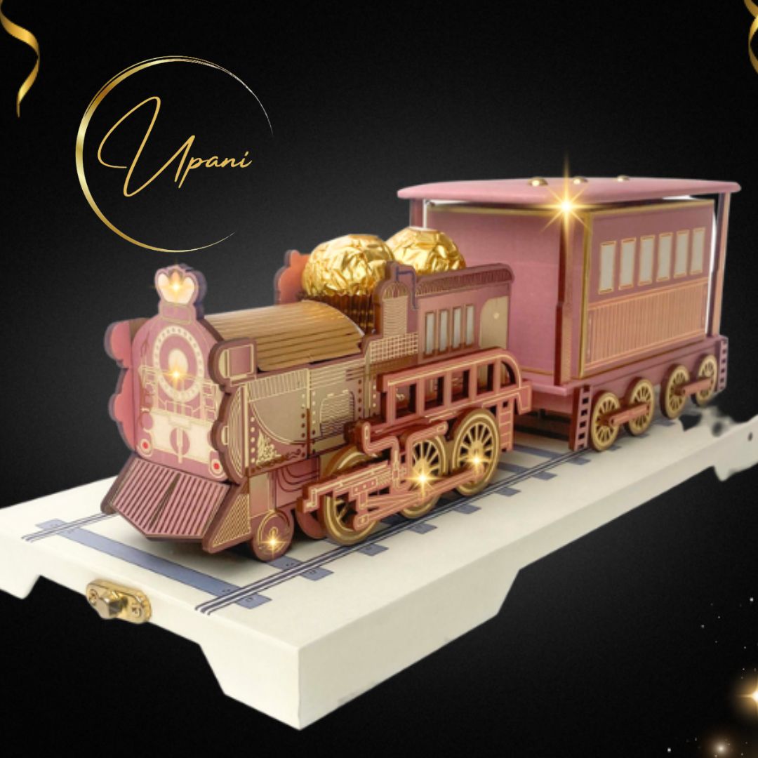 Choo-Choo Charm: Train-Shaped Box