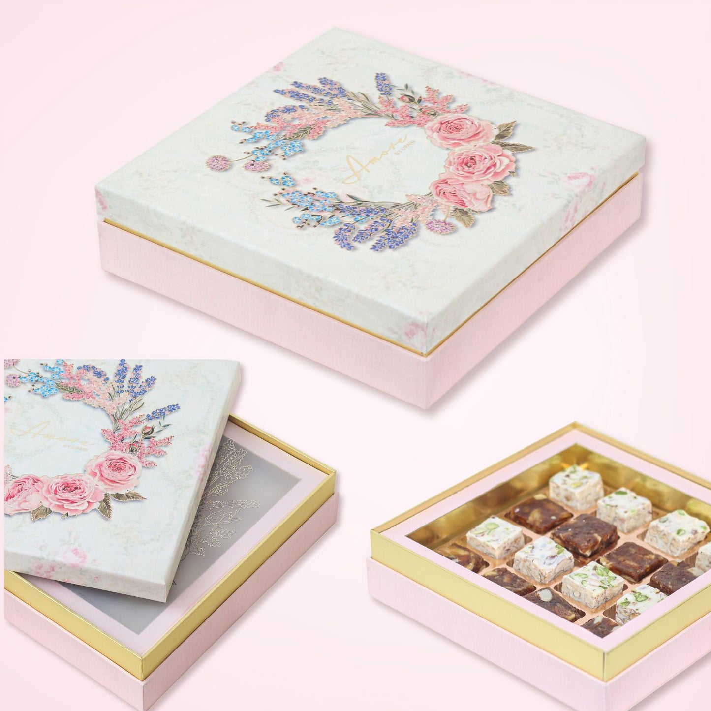 Luxurious Floral Sweets Box