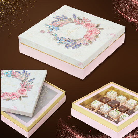 Luxurious Floral Sweets Box