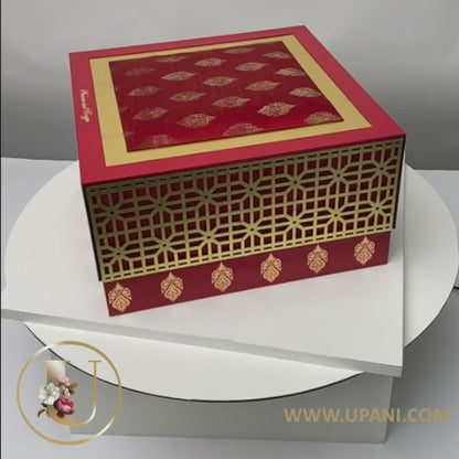 Red & Gold: A Laser-Cut Invitation