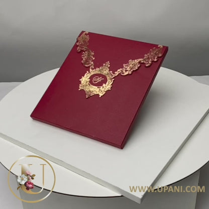 Velvet Elegance: Red Wedding Invitations