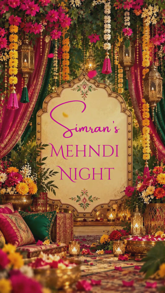 Mehndi Video Invitation