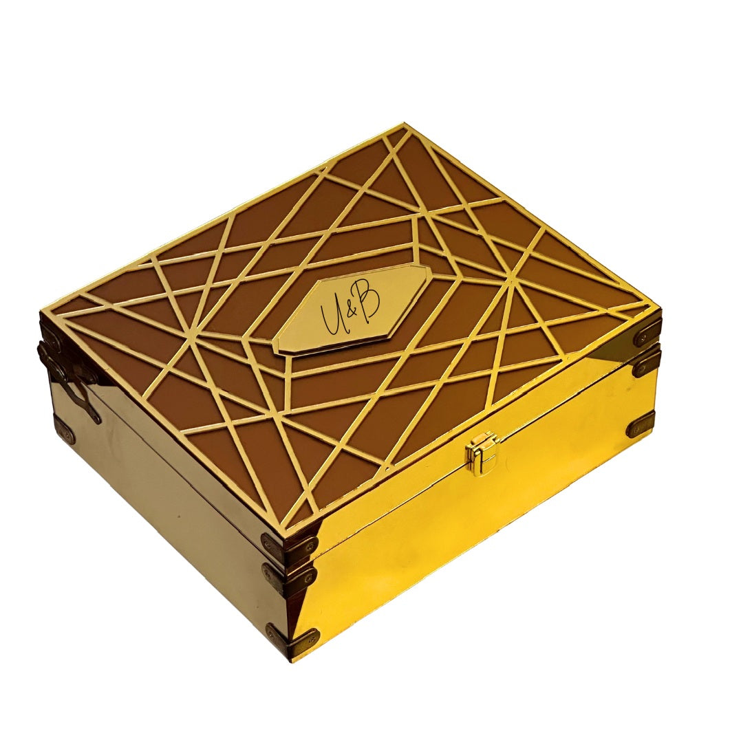 Gold Acrylic Box