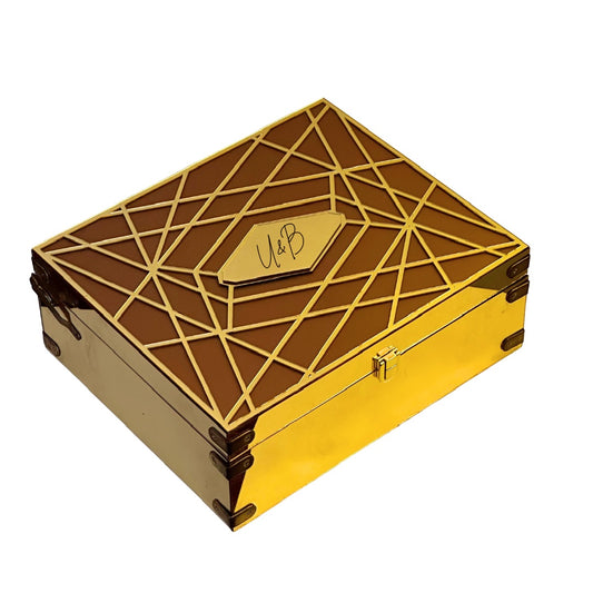 Gold Acrylic Box